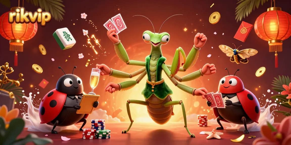 Experience thrilling gameplay at rikvip with vibrant casino characters and dynamic game elements.