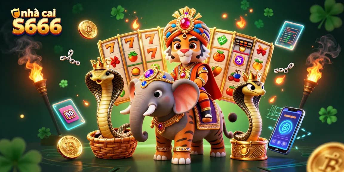 Experience thrilling gameplay at nhà cái S666 with vibrant slots and dazzling characters in 3D!