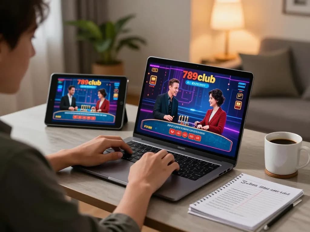 Play casino games at 789club with a cozy home setup and modern gaming technology
