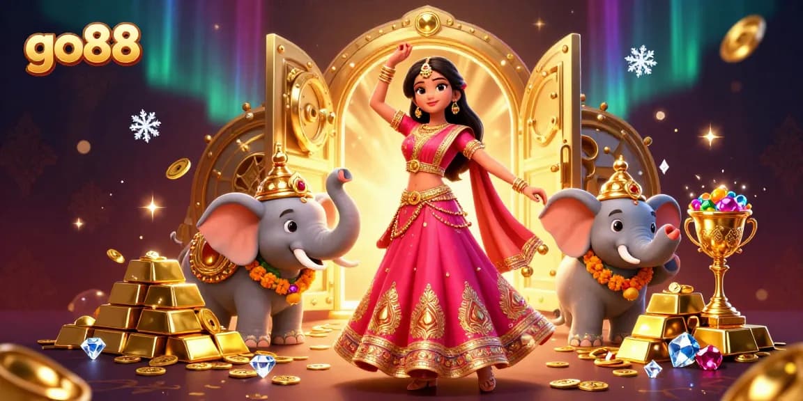Place your bets and win big at go88 with vibrant casino-themed 3D illustration.