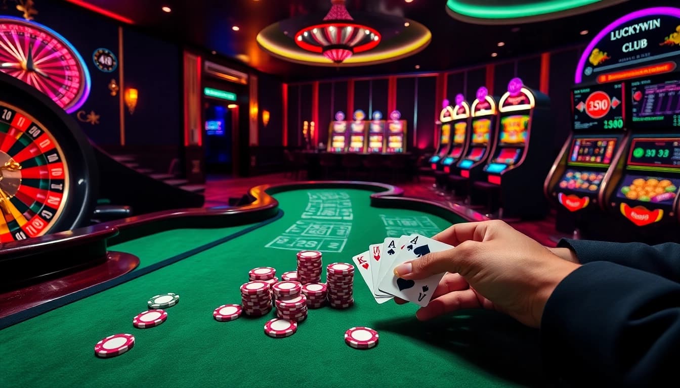 Experience the excitement of the Luckywin club with vibrant casino games and thrilling winning moments.