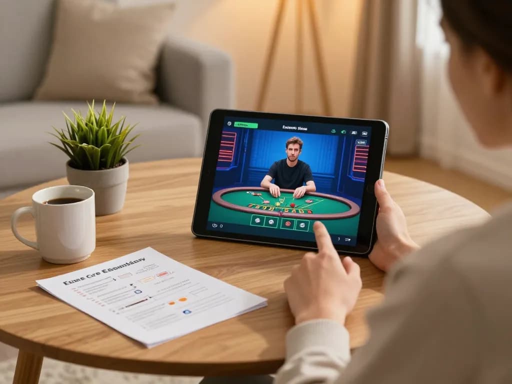 Engaging in online blackjack at home using cm88 tablet interface with gaming strategies at hand