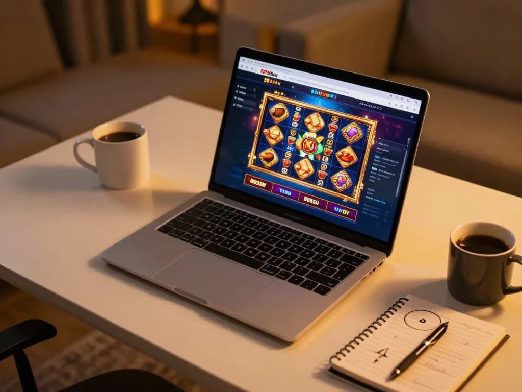 Experience dynamic gaming on 888New's platform with engaging slot games in vibrant setup.