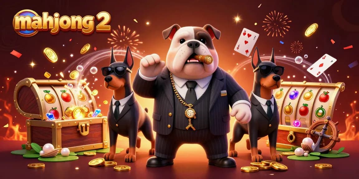 Experience the excitement of mahjong 2 with this vibrant casino scene showcasing dynamic slot play and colorful characters.