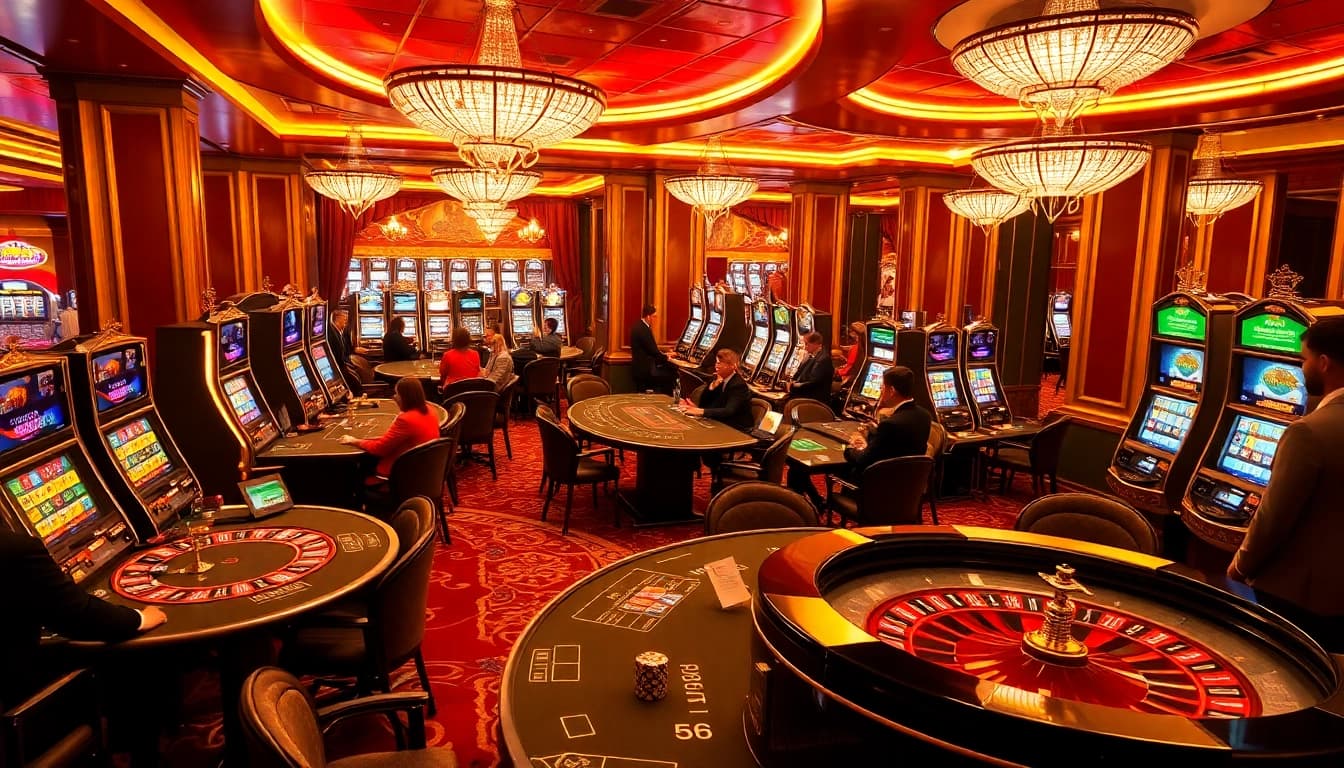 Experience the excitement of winning at https://rr88k1.com/ with lively players at luxurious casino tables.