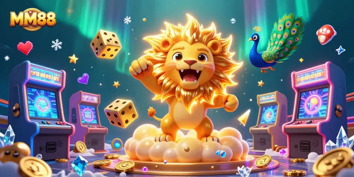 Experience unparalleled wins at MM88 with vibrant casino game scenes and dynamic action!