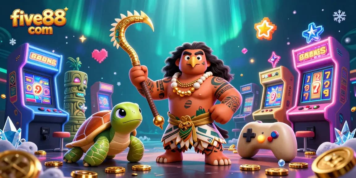 Engage in thrilling casino activities at five88 com with vibrant characters and exciting game elements.