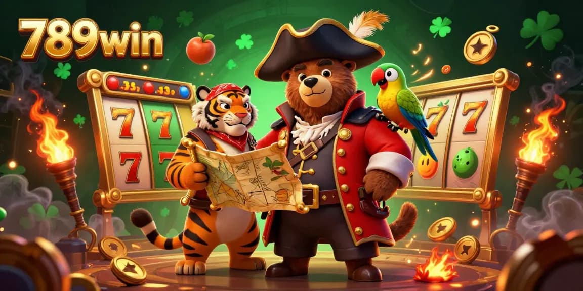 Engage with 789win's thrilling gaming experience showcased by a dynamic casino illustration.