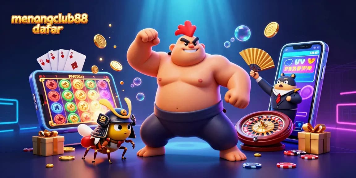 Experience thrilling gameplay with menangclub88 daftar, featuring a dynamic casino scene