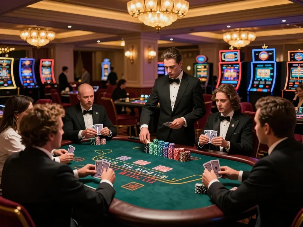 Experience the thrill of high-stakes blackjack at FC88 casino with intense player moments.