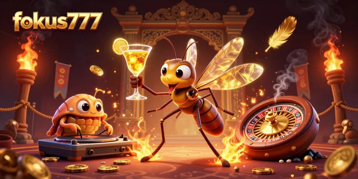 Experience excitement at fokus777 with unique casino characters and vibrant gaming elements.