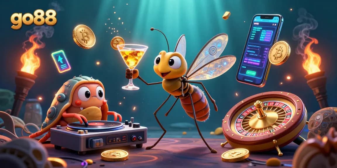 Engage with go88’s thrilling casino adventure featuring vibrant characters and dynamic game elements.