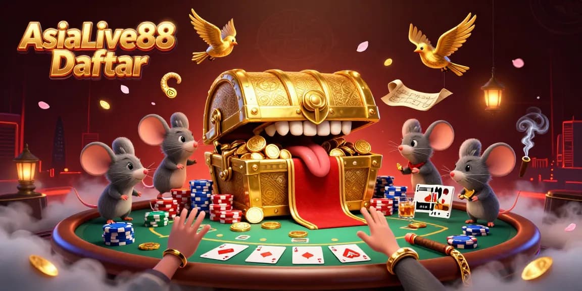 Experience the fun of AsiaLive88 Daftar at an exciting poker table surrounded by fortune.