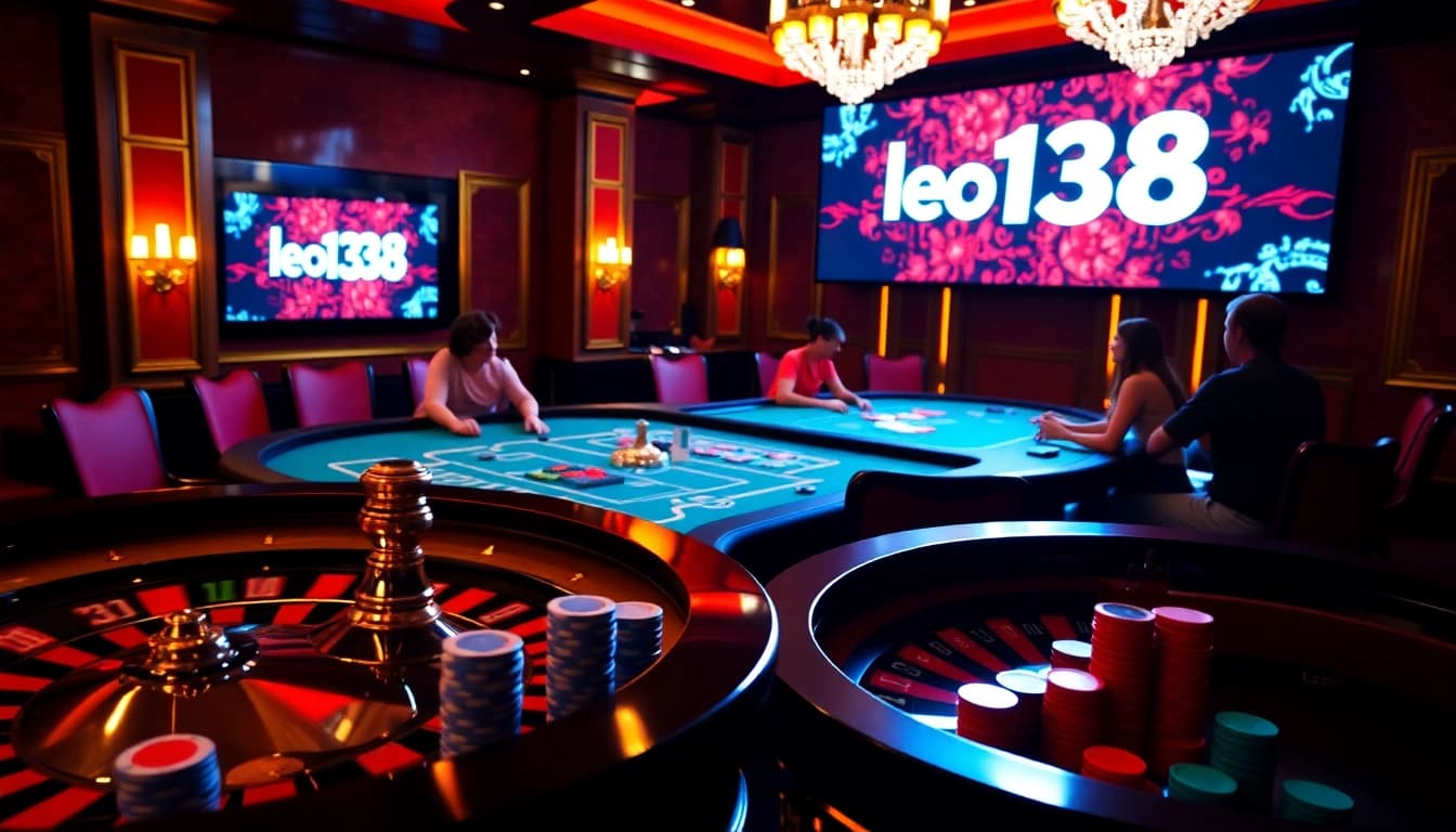 Experience the thrill of lego138 at a luxurious casino with poker and roulette.