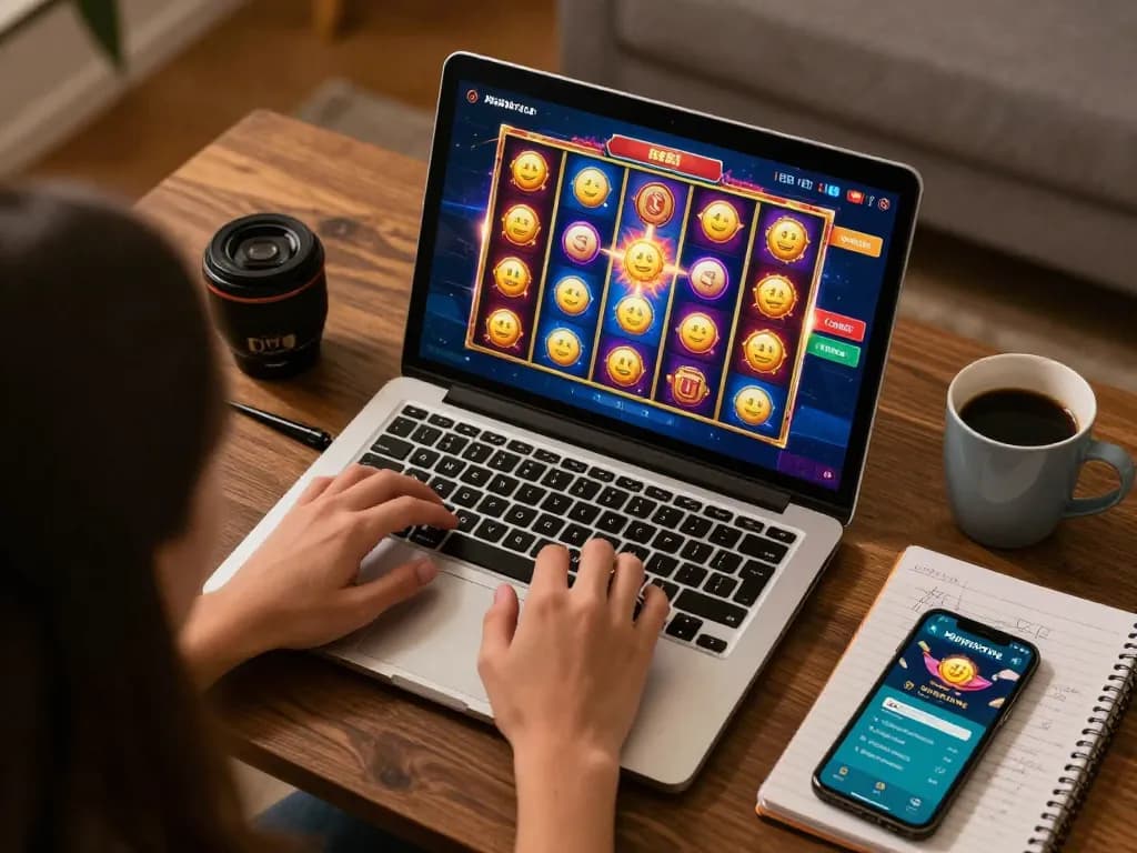Permainan slot yang mendebarkan dalam talian dengan kredit percuma rm100 tanpa deposit di laptop, menonjolkan hiburan dan strategi.