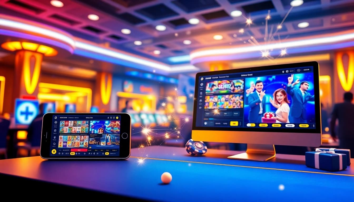 Engaging interface of sunwinw.com showcasing a vibrant online gaming experience with dynamic visuals and user-friendly design.