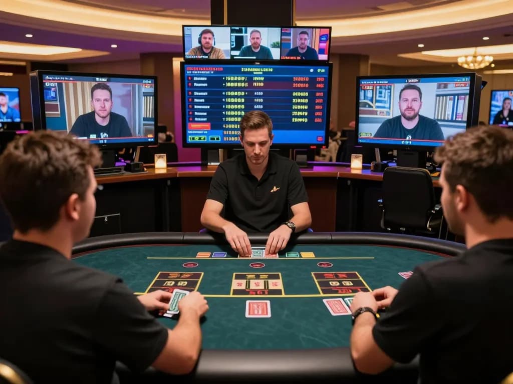 Engaging live casino experience on LGOGOAL platform with players interacting in real-time.