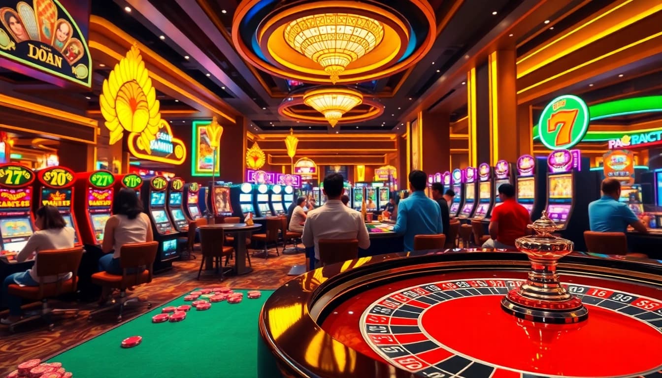 Experience the excitement of the Best Casino Online in Singapore with vibrant gaming scenes and lively players.