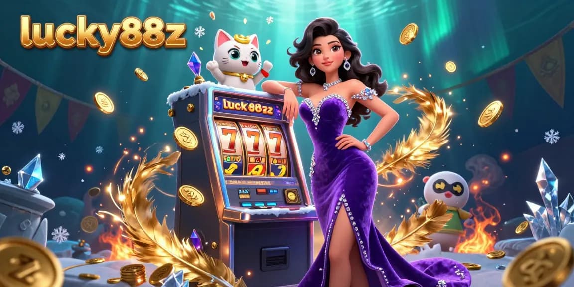 Win big with lucky88z at the vibrant online casino featuring engaging slot machines and entertaining characters.