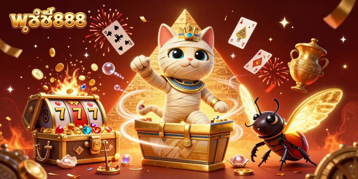 เกมสล็อตพุซซี่888 เล่นง่ายด้วยกราฟิกสวยงามและอัตราจ่ายสูง
