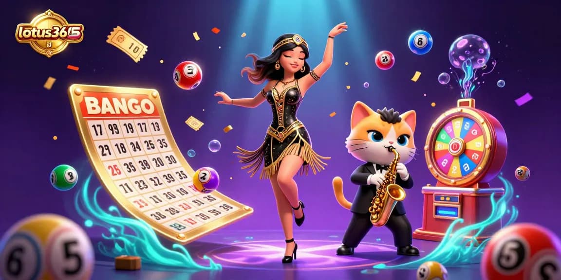 Experience the vibrant casino world with this captivating illustration of lotus365 id showcasing lottery excitement and dynamic prizes.