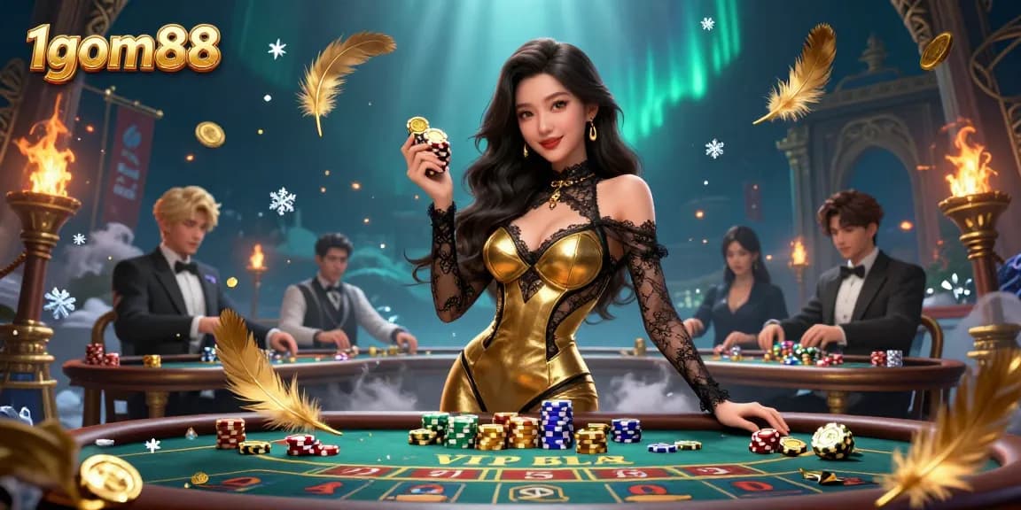 Experience the thrill of betting at 1gom88 with a glamorous atmosphere and high-stakes baccarat.