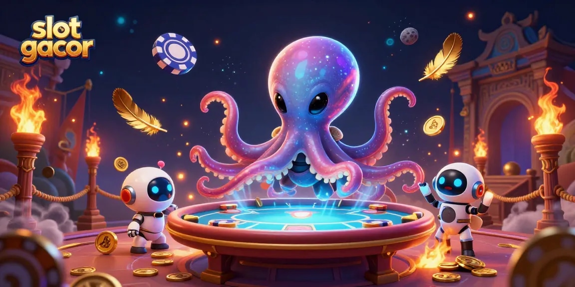 Slot gacor menampilkan karakter bersenang-senang di kasino virtual dengan elemen menarik.
