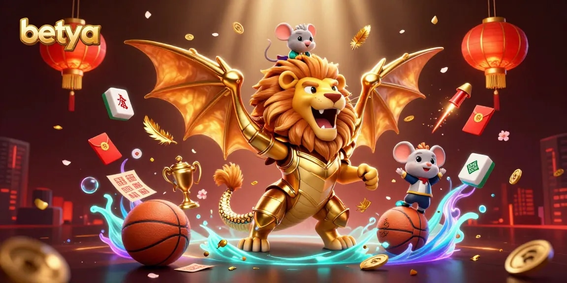 Betya brings exhilarating sports betting to life with a roaring chimera and vivid game elements.