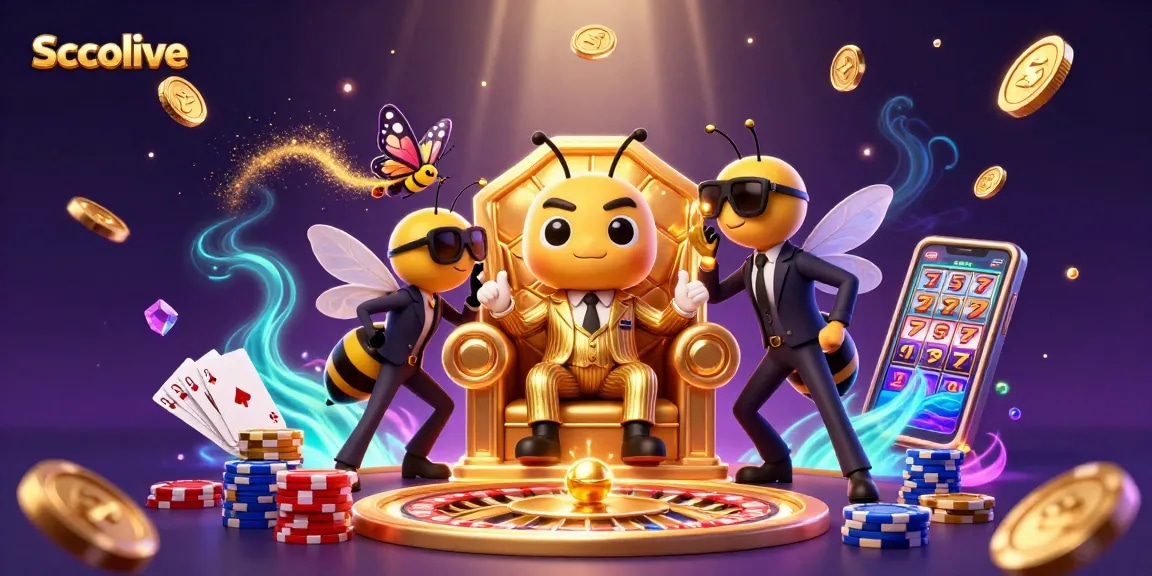 Socolive offers immersive gambling experiences with engaging characters in a vibrant casino scene.