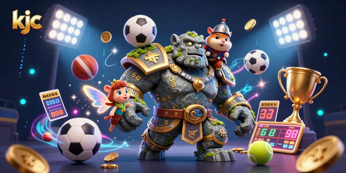 KJC launches an exciting betting adventure with a golem guardian and magical fairy in action.