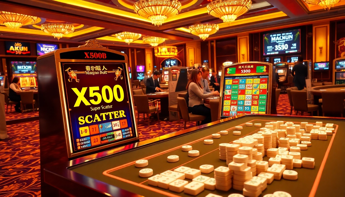 Exciting gameplay on an akun demo showcasing PG Soft's Mahjong Ways and X5000 Super Scatter features.