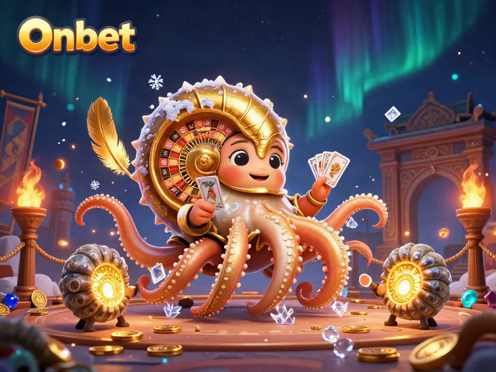 Experience thrilling gameplay with Onbet's 3D casino adventure featuring a unique nautilus roulette.