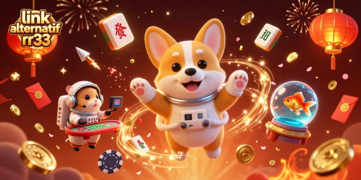 Spin to win with link alternatif rr33, featuring vibrant casino elements and characters in action.