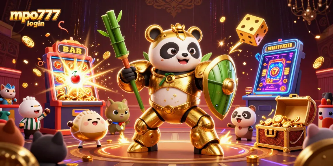 Engage with mpo777 login through a thrilling casino adventure with cartoon characters and dynamic game elements.