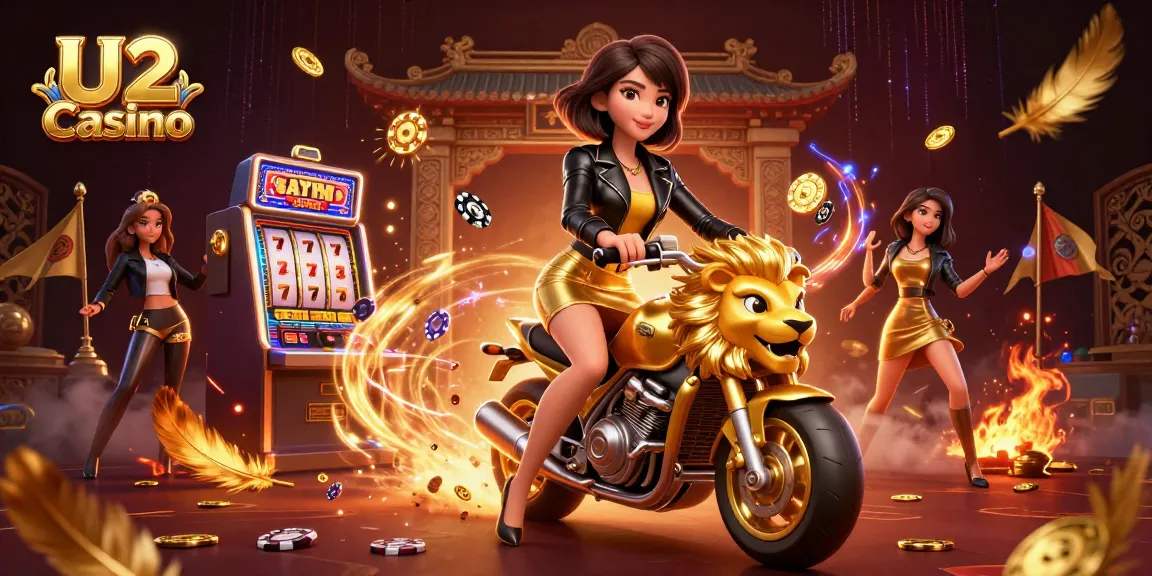 Engage with U2 Casino through this vibrant slot scene featuring exciting gameplay elements and dynamic visuals.