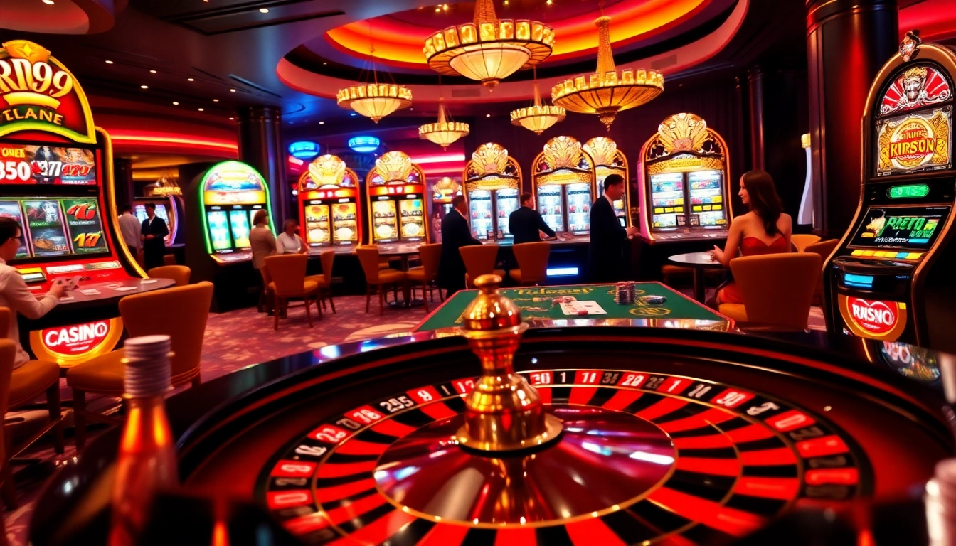 Spin the roulette wheel at a luxurious casino table, featuring rr99-themed slots and vibrant chips.