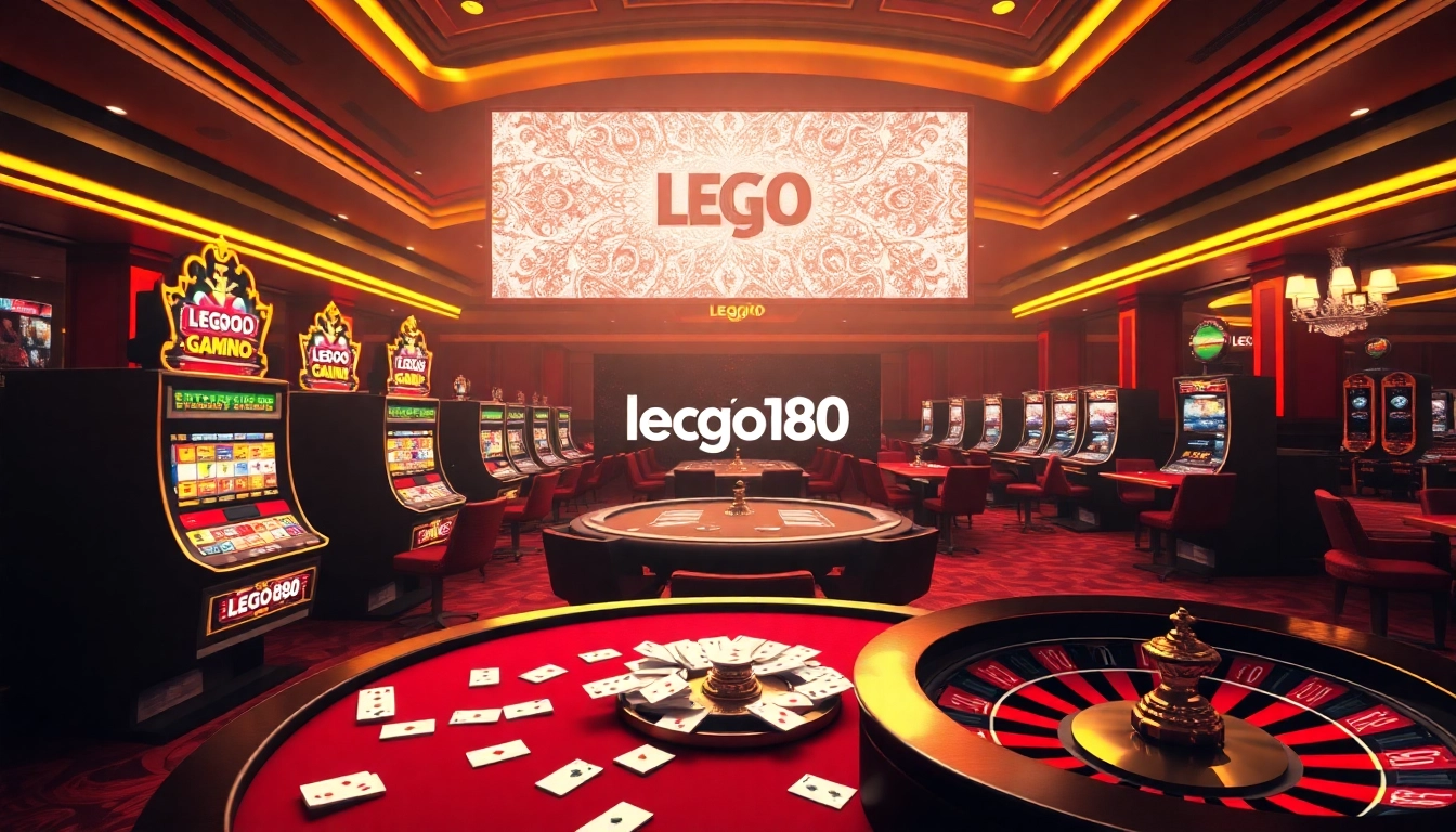 Experience thrilling gameplay at lego138's vibrant online casino scene featuring luxurious elements.