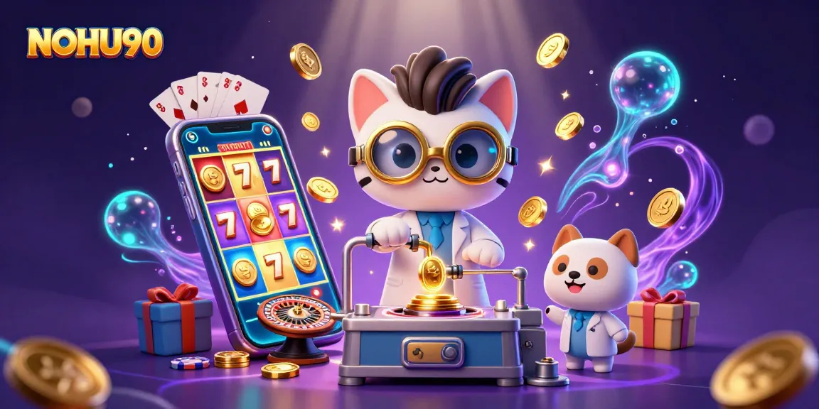 Spin to win with NOHU90 in a vibrant online casino scene filled with exciting game elements.