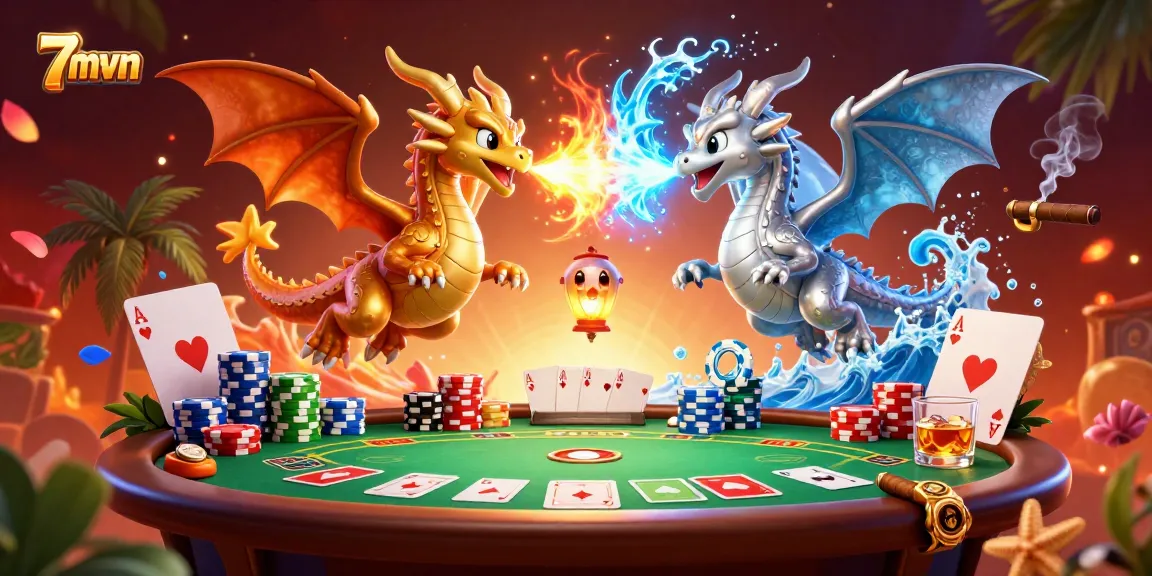 Engage with 7mvn by betting on interactive poker scenes with dynamic dragons.