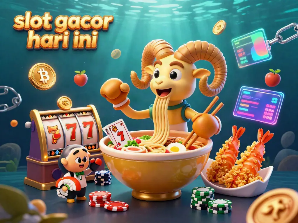 Engaging scene showcasing the vibrant world of slot gacor hari ini with animated characters and exciting game elements.