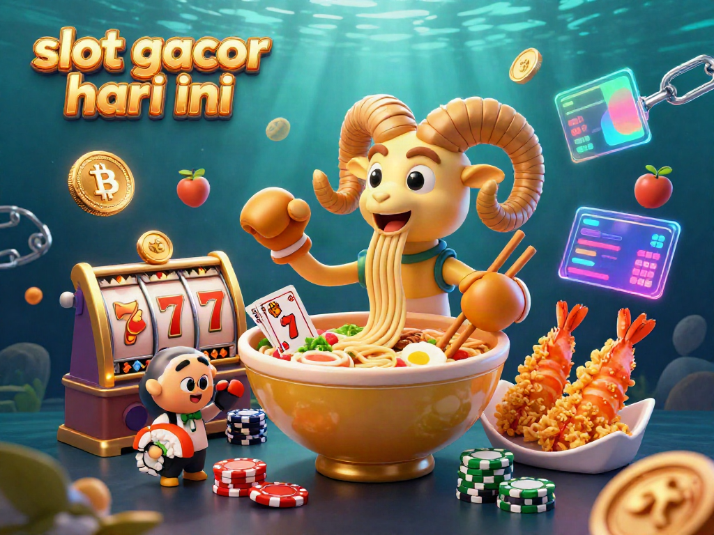 Engaging scene showcasing the vibrant world of slot gacor hari ini with animated characters and exciting game elements.