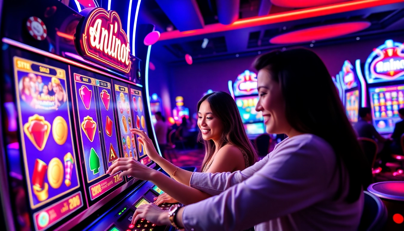 Pengalaman menang di aman788 dengan mesin slot yang mendebarkan dan suasana kasino yang hidup.