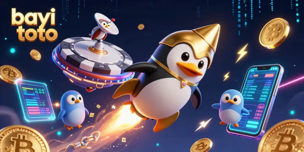 Bayi toto memberikan pengalaman bermain kasino yang mengasyikkan dengan penguin emas dan ruang angkasa.