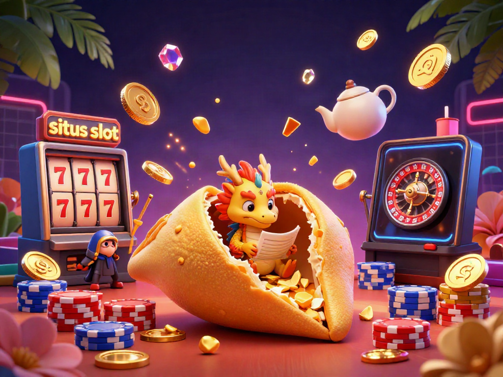 Slot mesin yang menampilkan kombinasi menang di situs slot dengan elemen berwarna-warni dan energi optimal.