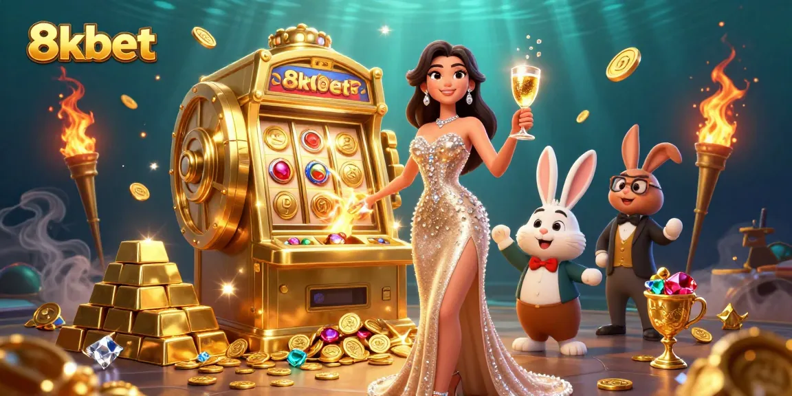 Experience the thrill of 8xbet with vibrant jackpot slots and opulent treasures in a dynamic casino scene.