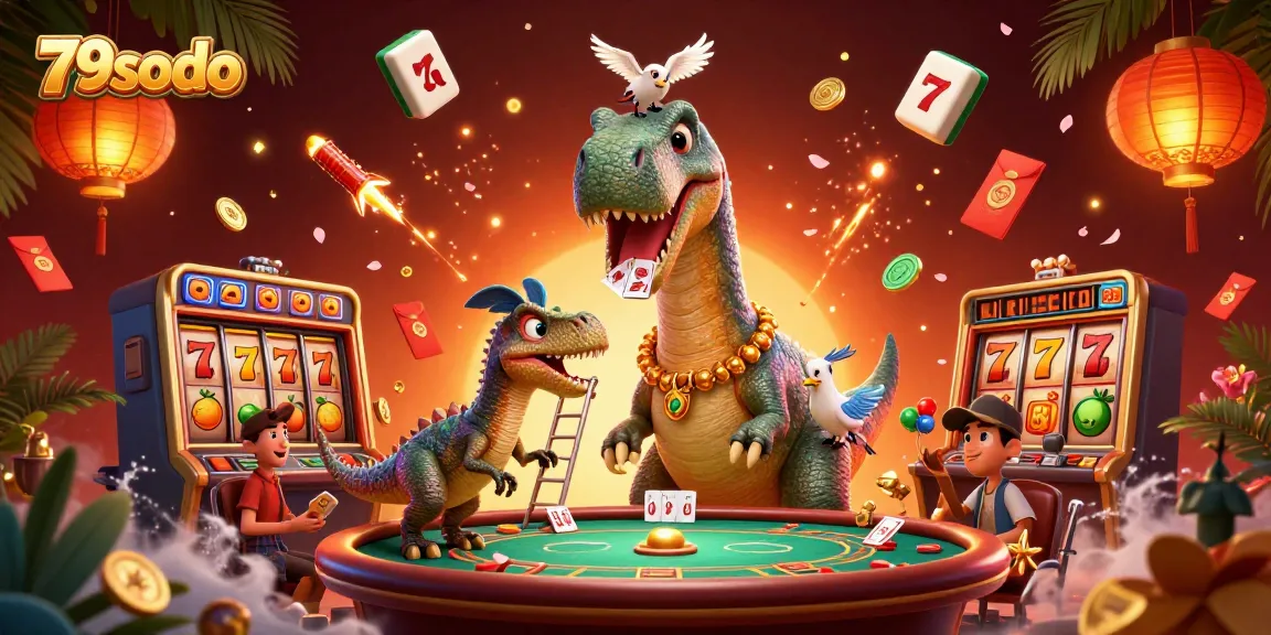 Experience the thrilling action of 79sodo with vibrant slot game elements and engaging characters.