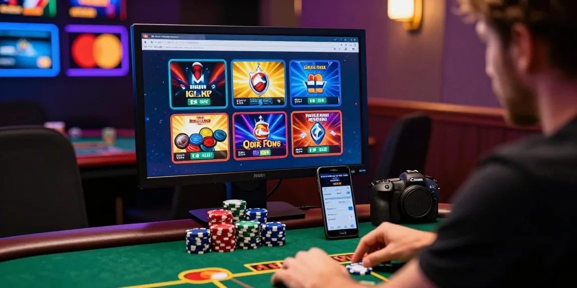 Player enjoying live dealer games at mastercard casinos with vibrant graphics and engaging atmosphere.