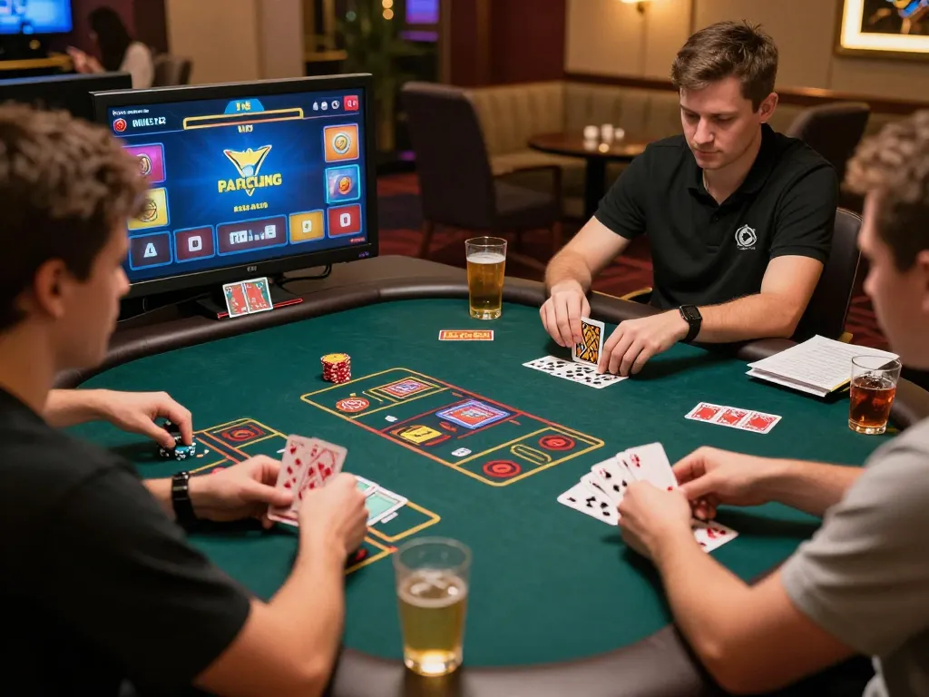 Enthusiasts enjoying live dealer gameplay at Nhà cái S888 from home, showcasing strategic betting.