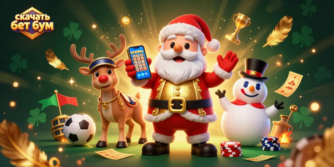Engage in thrilling bets with скачать бет бум depicted through a festive casino scene.