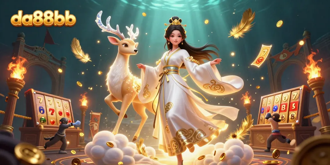 Engage with da88bb's exciting online slots world featuring vibrant characters and breathtaking casino atmosphere.